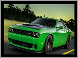 Dodge, SRT, Zielony, Challenger