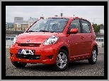 Hatchback, Daihatsu Sirion, Czerwony