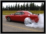 Opon, Dodge Challenger, Rozgrzewanie